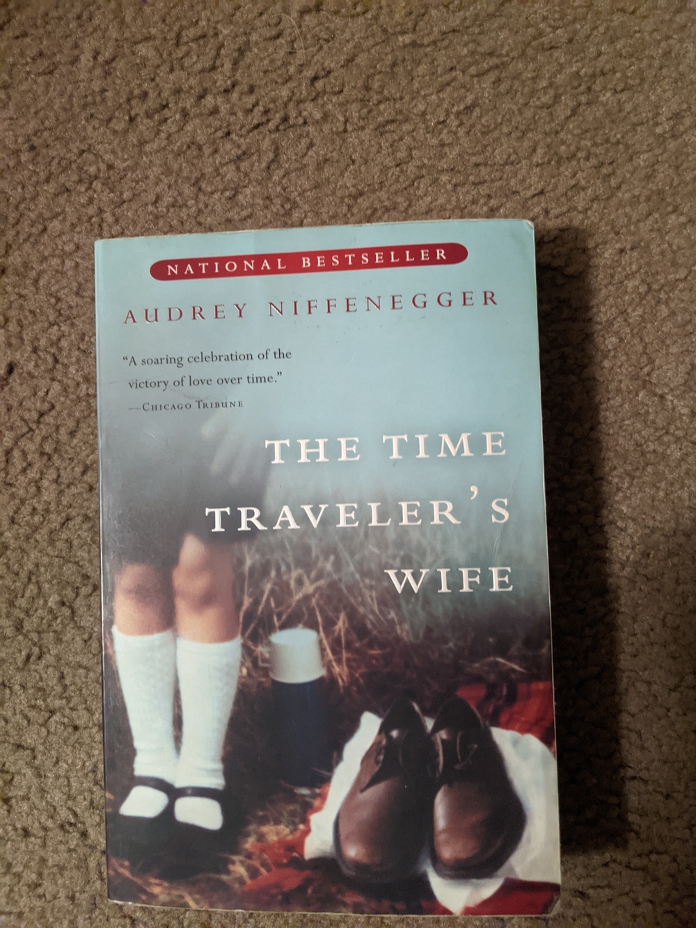 The Time Traveler's Wife by Audrey Niffenegger - Blue Cover